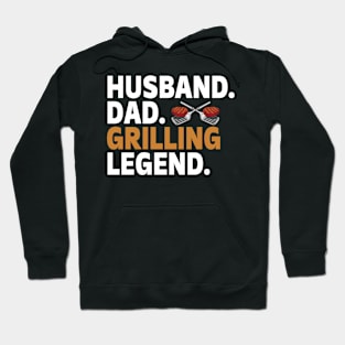 Husband Dad Grilling Legend Hoodie